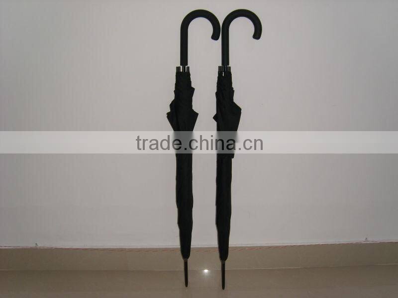 j hooked handle automatic umbrella