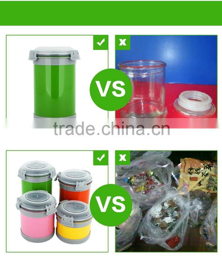 4pcs stainless steel sealed canister set/ tea coffee sugar jar canister/ spice storage bottle