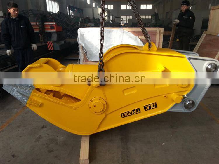 Demolition hydraulic pulverizer, fixed type,to be mounted on excavators