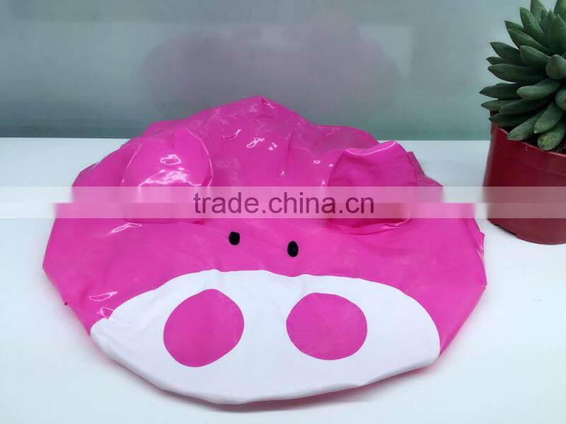 cartoon baby waterproof shower cap