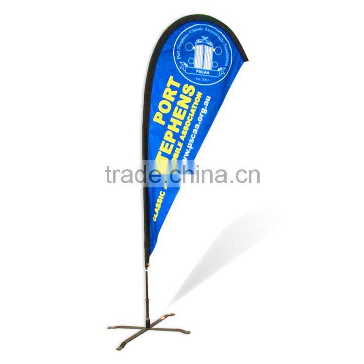 Top Selling High Quality Oem Design Tear Drop Shape Of Portable Flying Banner