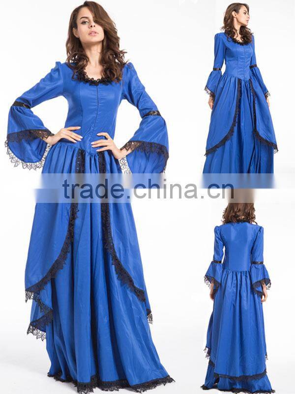 walson sexy costume Women Deluxe Queen Halloween princess Costume Fancy Adult Dress Halloween Partywear outfit