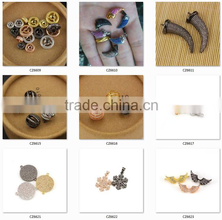 S724 Stainless Steel round ball Pendant ends