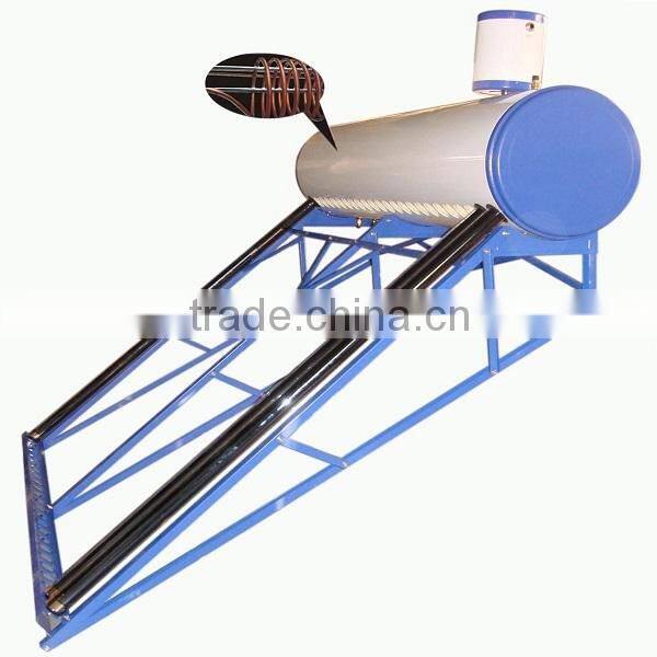 200 L vacuum tubes solar heat exchanger