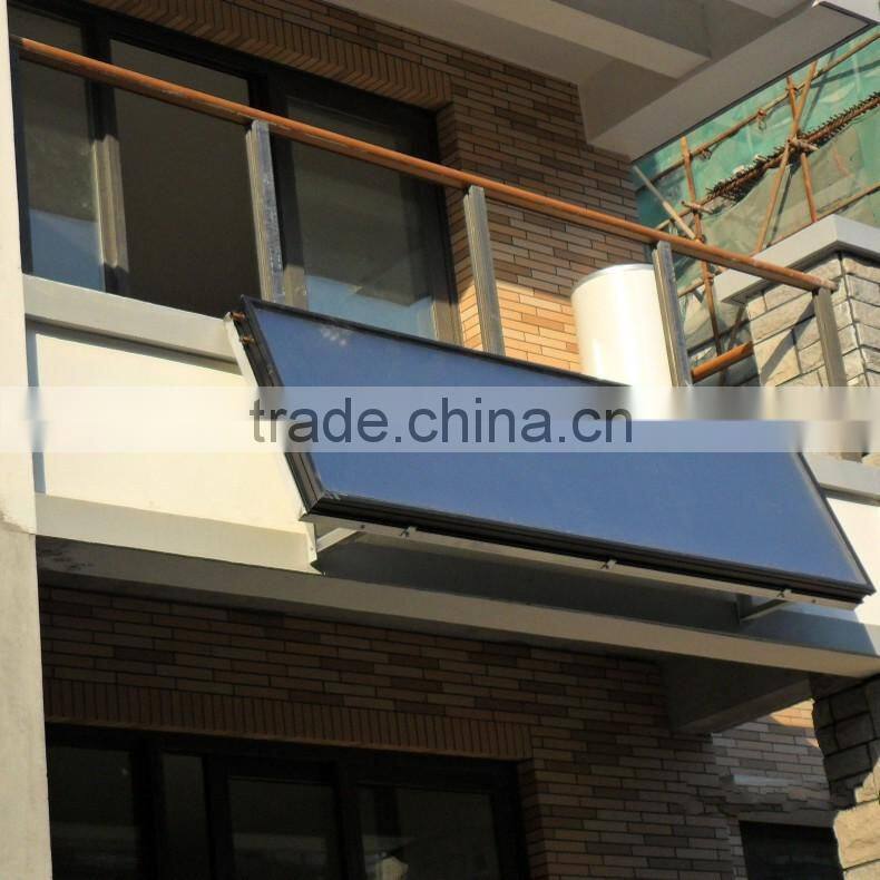 balcony flat solar water heater diy