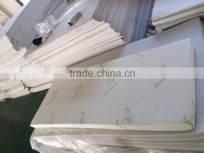 Bedroom furniture 8 bamboo fabric viscose elastic memory foam topper
