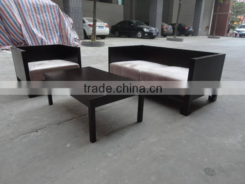 wooden hotel lobby sofa XYN511