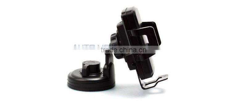 CE certificated qi wireless car charger color black