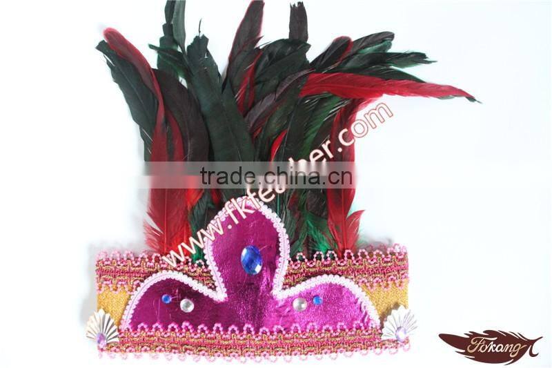 Fukang Roster Feather Headdress Showgirl Show