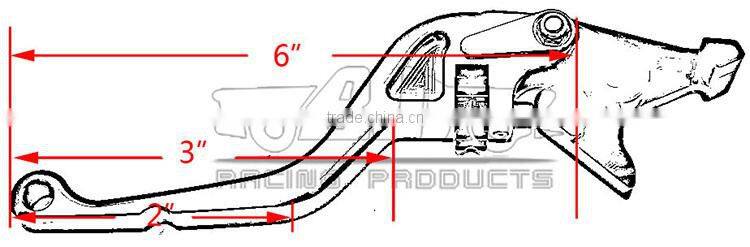 BJ-LS-010 Wholesale CNC Aluminum Short Motorcycle Adjustable Brake Clutch Lever for BMW F800R 2009-2015