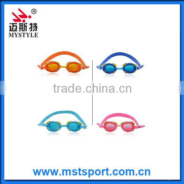 2016 fashion new cute fish cartoon kids goggles manufacturer in China