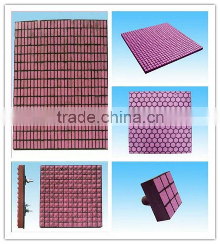 Competitive price wear&impact resistant ceramic rubber lining mining hopper