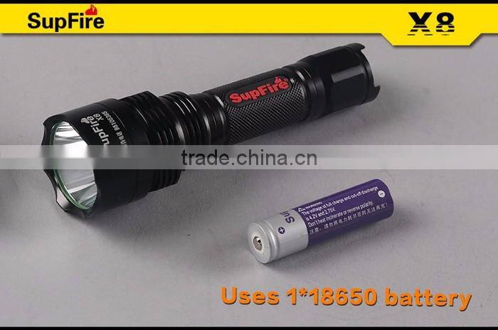 Supfire X8 Rechargeable Flashlight 10w Led Waterproof Torch