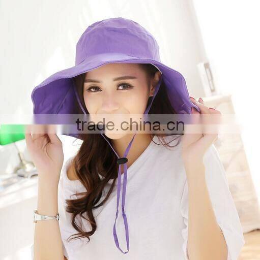 fashion lady polyester fabric rain hat wholesale factory manufacture