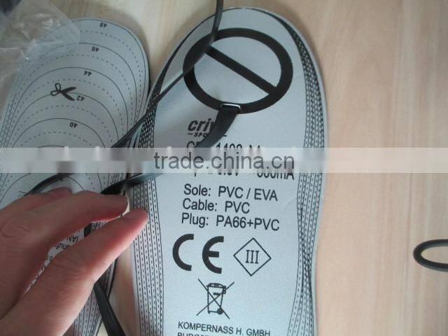 heating insole/electric rechargeable battery heated insoles
