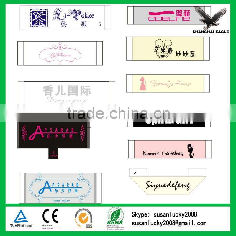 Custom Washable Barcode Label for Apparel/Jeans/Clothing