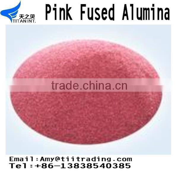 Pink fused aluminum oxide corundum forAbrasive F120