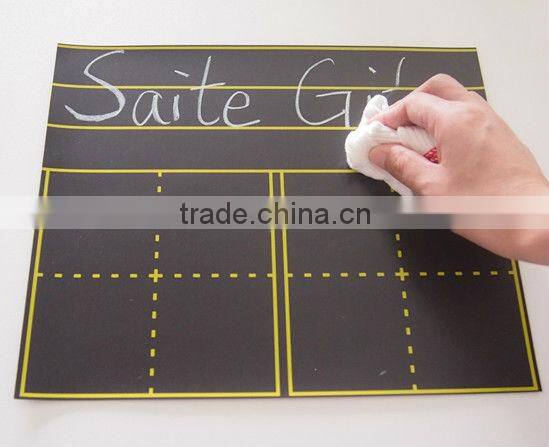 Flexible Magnetic chalk board sheet,standard and custom
