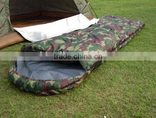 Outdoor thickened cotton camping camouflage military sleeping bag