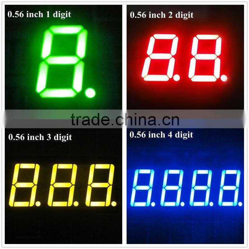 7 segment led display for countdown timer