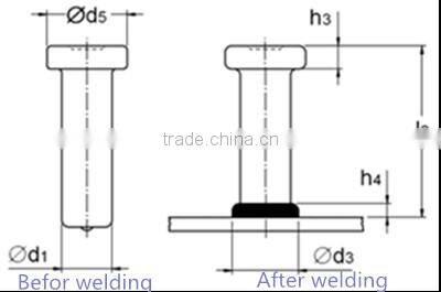 Nelson Stud Connectors For Green Frame Steel Construction
