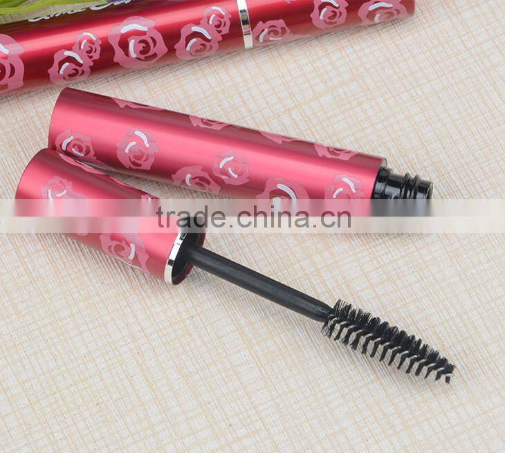 High quality empty hot coffe brands shiny double black coffe tube mascara