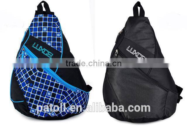 Newest design black triangle backpack