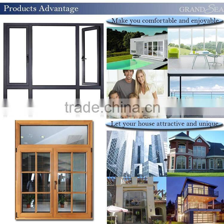 Price of cheap office interior 3 tracks reception sliding window