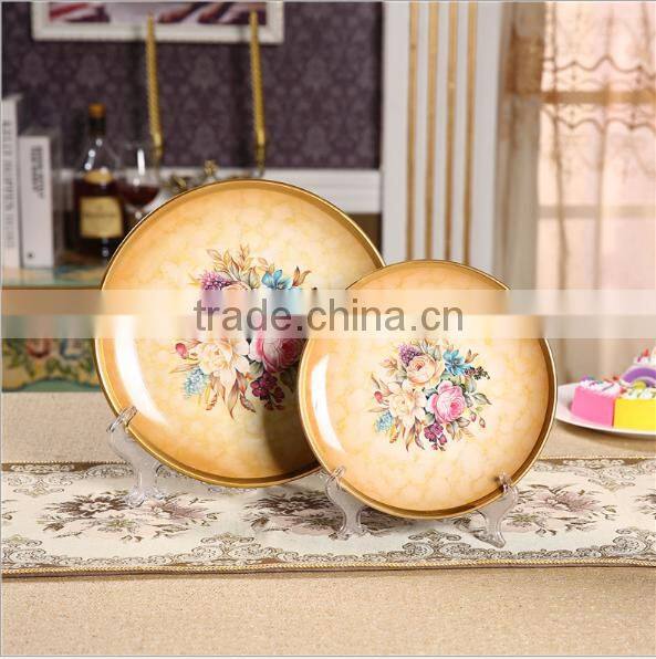 Household Adornment Handicraft Hang Dish Ceramic Furnishing Articles HY1672201
