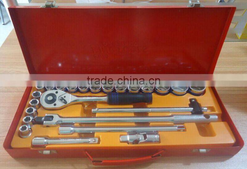 24PCS 1/2'' socket set chrome vanadium handtool set