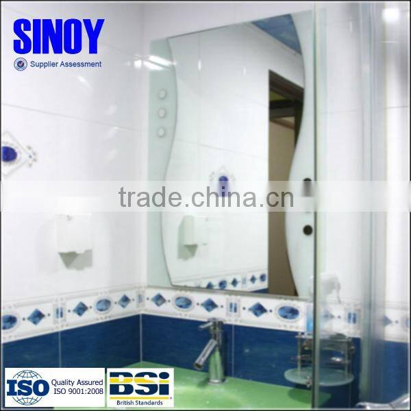 3mm 4mm 5mmClear Water Resistent Mirror for Modern Bathroom Funiture