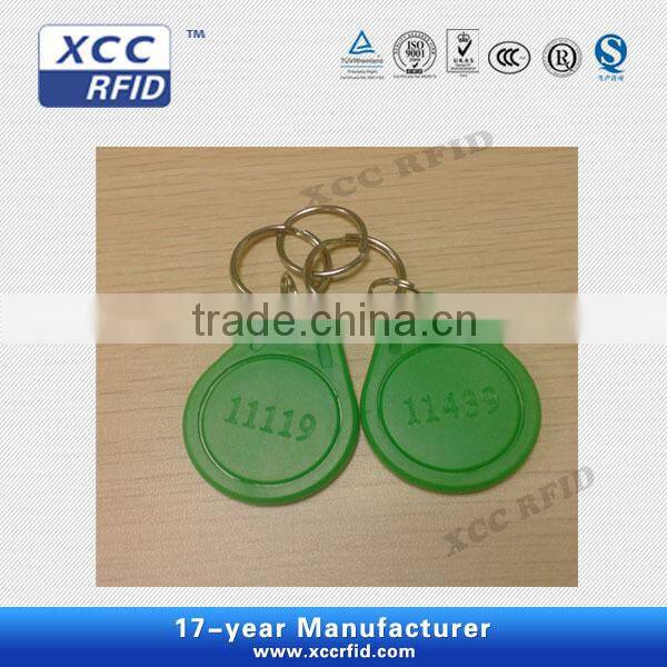 13.56MHz ISO14443A Proximity S501K RFID Key Tag For Door Access Control