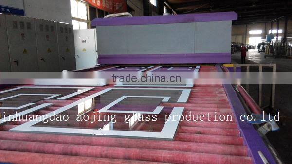 silk screen transfer printing ,ceramic silk printed glass with high quality glass factory qinhuangdao