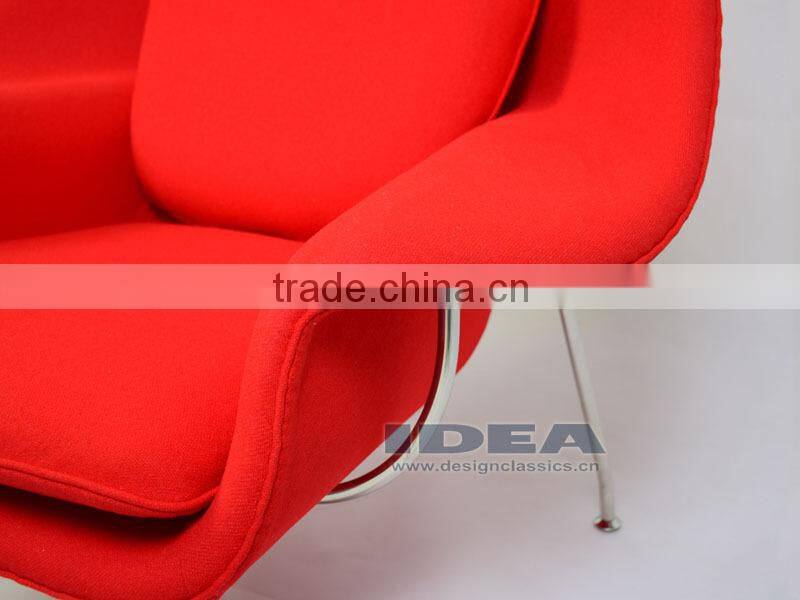 Replica Womb Chair - Red Wool Fabric