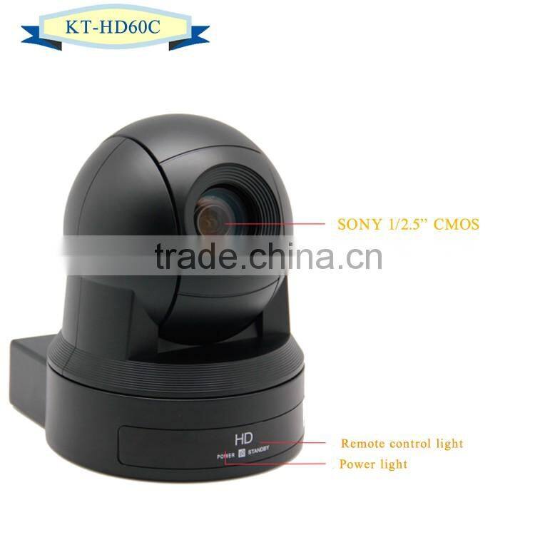 ptz video conference camera with remote controll polycom video conference system