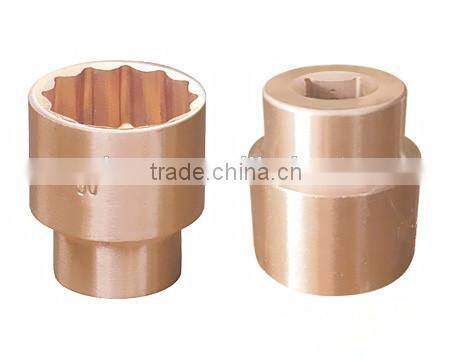 Anti-sparking copper bronze socket spanner wrench