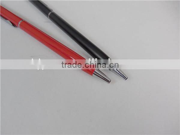 Cheap Multicolor Slim Metal Twist Ballpoint Pen,Metal Touch Ball Pen For Laptop
