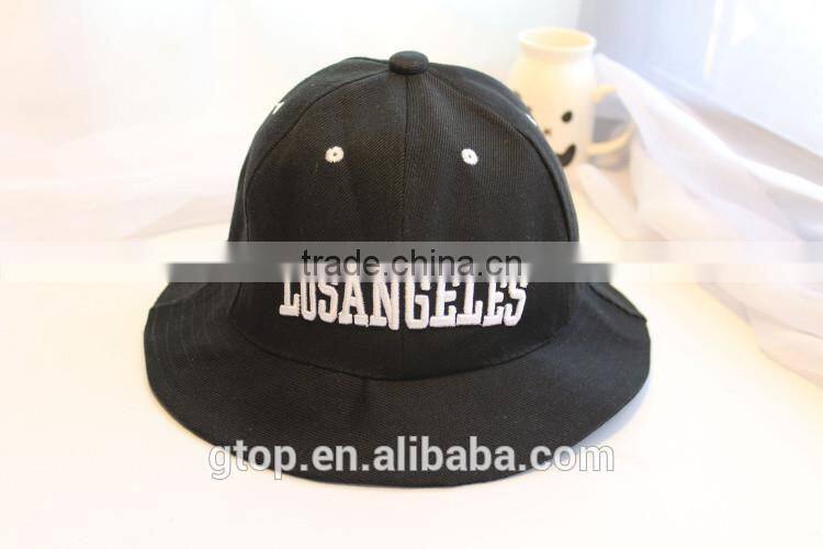 Fashion Bucket Hat Boonie Hunting Fishing Outdoor Cap LA embroidered 100% cotton