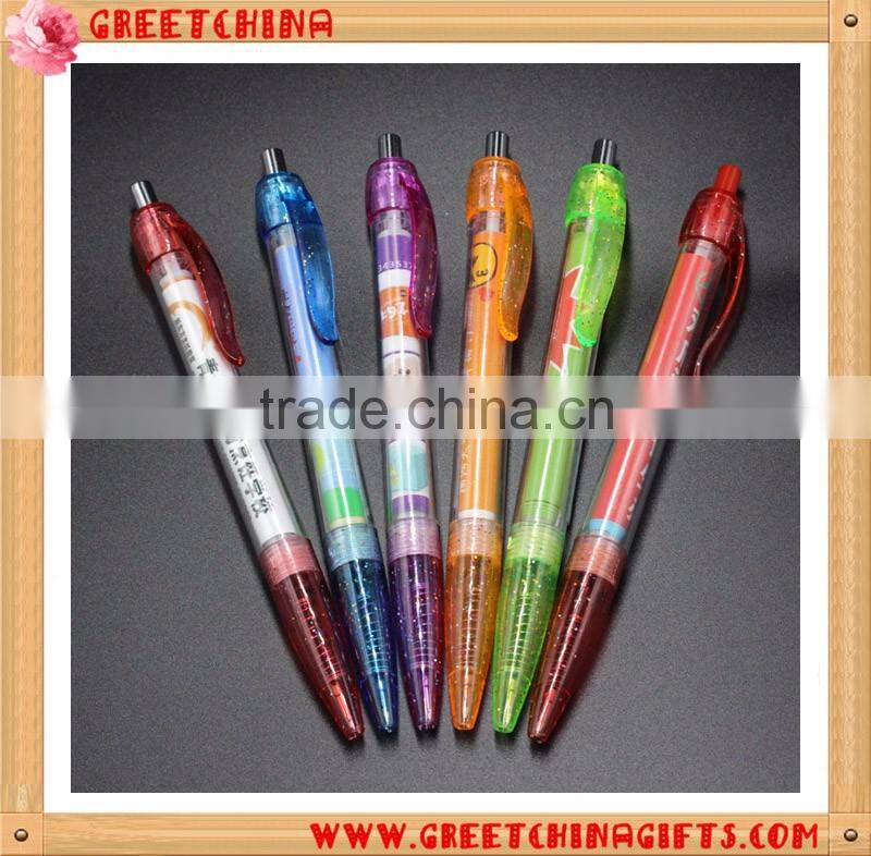Sample Shots, Promotional Pearlescent Pulling Picture Pull Out Banner Pen