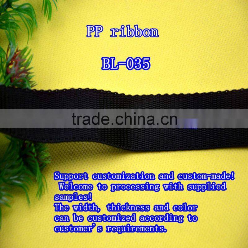 pp ribbon polypropylene webbing Widening and thickening