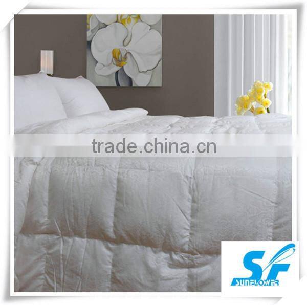 printed cotton fabric embroider down comforter polyester quilt