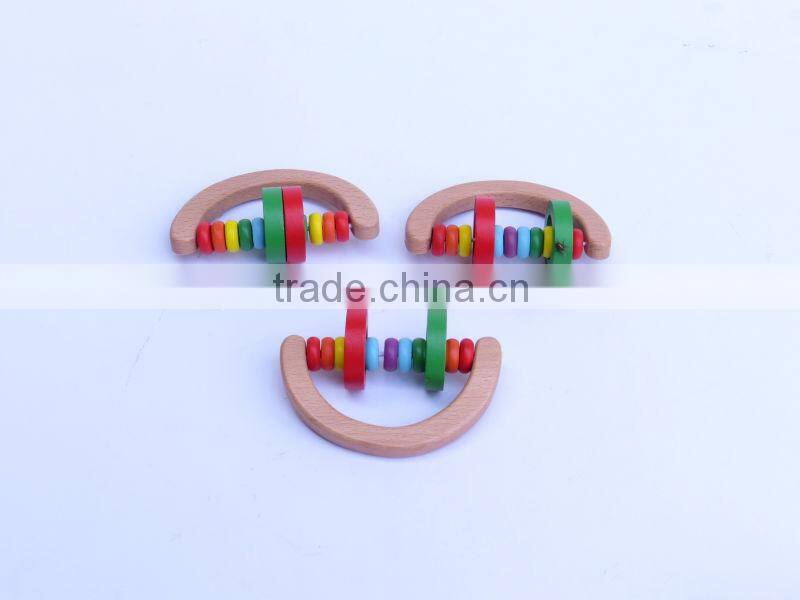 Small Colorful String Bead Toy DIY Wooden Toys for Children