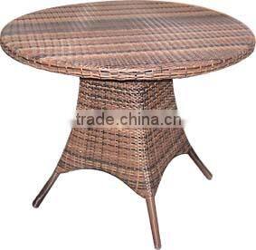 outdoor furniture rattan table with different table top