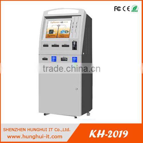 Touch screen Cash deposir machine with thermal printer ATM kiosk machine