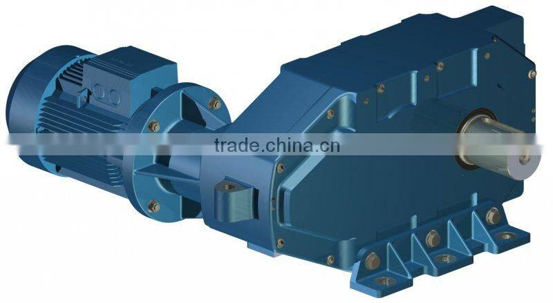 Belt conveyor drives Coaxial Helical bevel gearbox