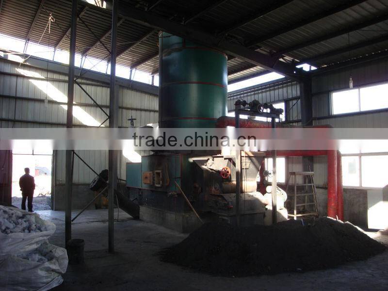 Wood fired conducting oil boiler