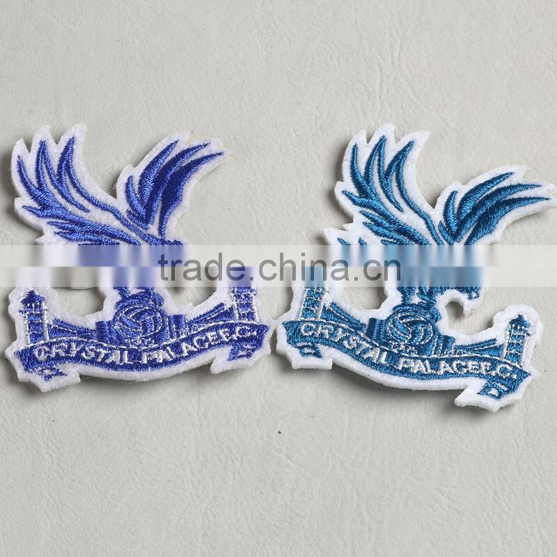 Dark Blue eagle logo decorative label for knit cap