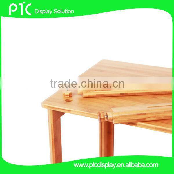 Bamboo exhibition counter