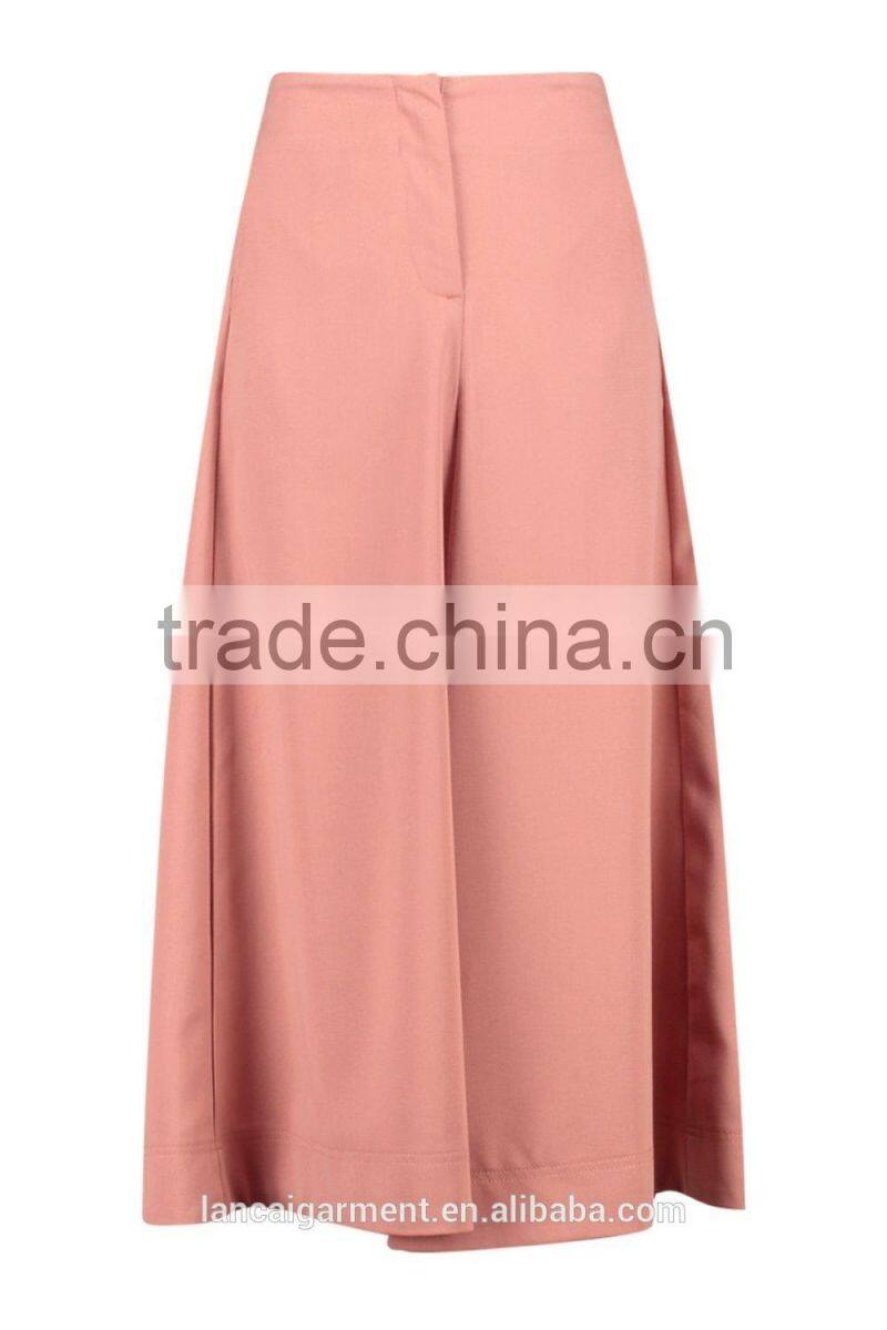 Indianna Wide Leg Cropped Tailored Trousers For Office Women