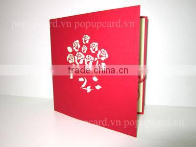 3D pop up Thank you Pigeon card